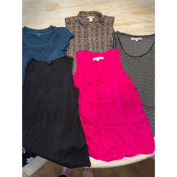 LOFT Bundle – Any 4 Women’s Tops XS – Banana Republic, H&M – EUC - Picture 2 of 13